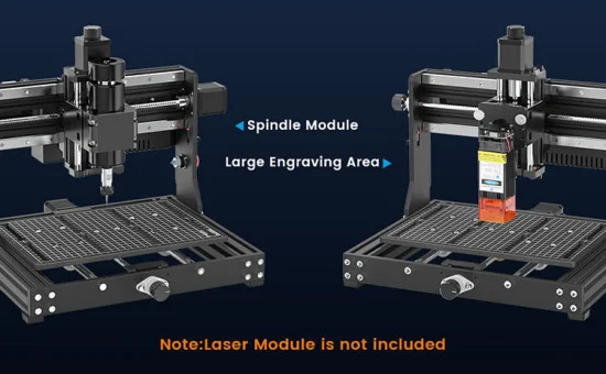 500 ワットスピンドル 3 軸 3020 プラス木材金属切断フライス CNC ルーターレーザー彫刻機